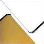 Westcott Scrim Jim Gold / White Fabric Available in Small, Medium and large Westcott Scrim Jim Gold / White Fabric Available in Small, Medium and large